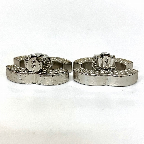 Chanel Chanel Coco Mark Metal Earrings Metal Earrings in Good Condition - Picture 7 of 9